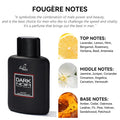 100ML 3.4FL.OZ Fougère Eau de Parfum Spray for Men, Long Lasting Fragrance, Fresh Perfume for Dating and Daily Life & Gifts - Aurex