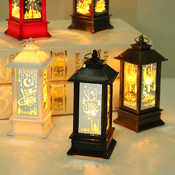 New Wind Lights Ramadan Lantern LED Decoration for Home Scene Holiday Gifts Handicraft Ornaments Islam Muslim Party EID Mubarak