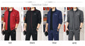 2025 Fashion Running Sets Sport Suit Sportswear Sweatshirt +Sweatpants Mens Clothing 2 Pieces Sets Tracksuit Jogging Suits - Aurex