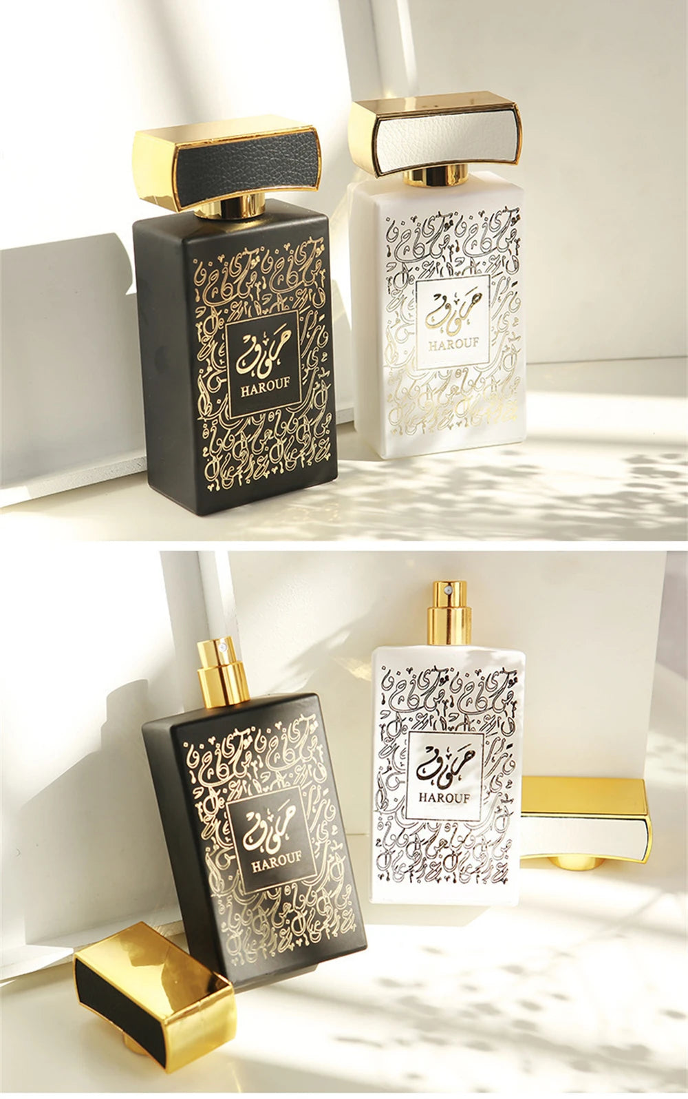 Arabic Style 2024 Women Lasting Fragrance Body Spray Perfume Floral Scent Pheromone Eau De Parfum Men Cologne 100ml Parfumeur - Aurex