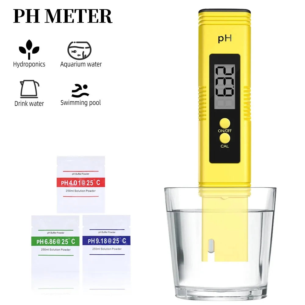 Digital PH/TDS Meter Automatic Calibration 0.01 and TDS Tester Titanium Probe Water Quality Test Monitor Aquarium Pool