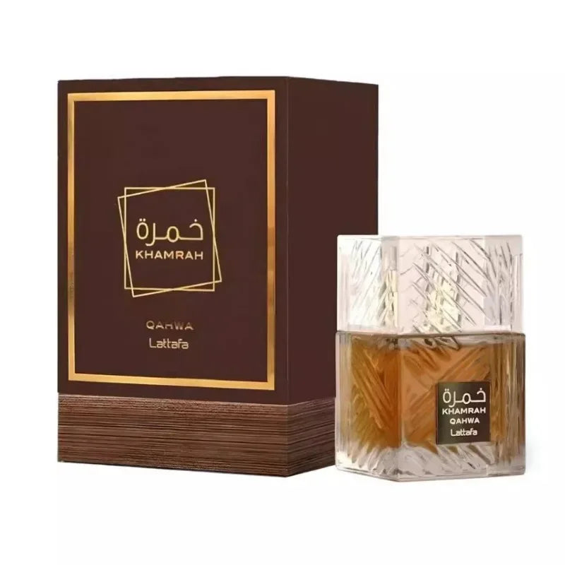 100ml Lattafa Perfumes Khamrah Middle Eastern Arabic Neutral High-end Fragrance Perfume Long-lasting Men's Cologne parfum - Aurex