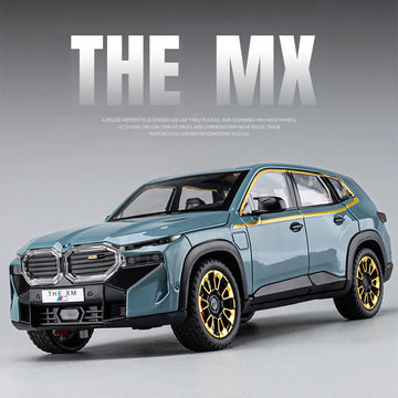 1/24 The XM Alloy Car Models Toy Diecasts Off-road Vehicles with Light Sound Pull Back Function SUV Car Toys for Kids Boys Gifts