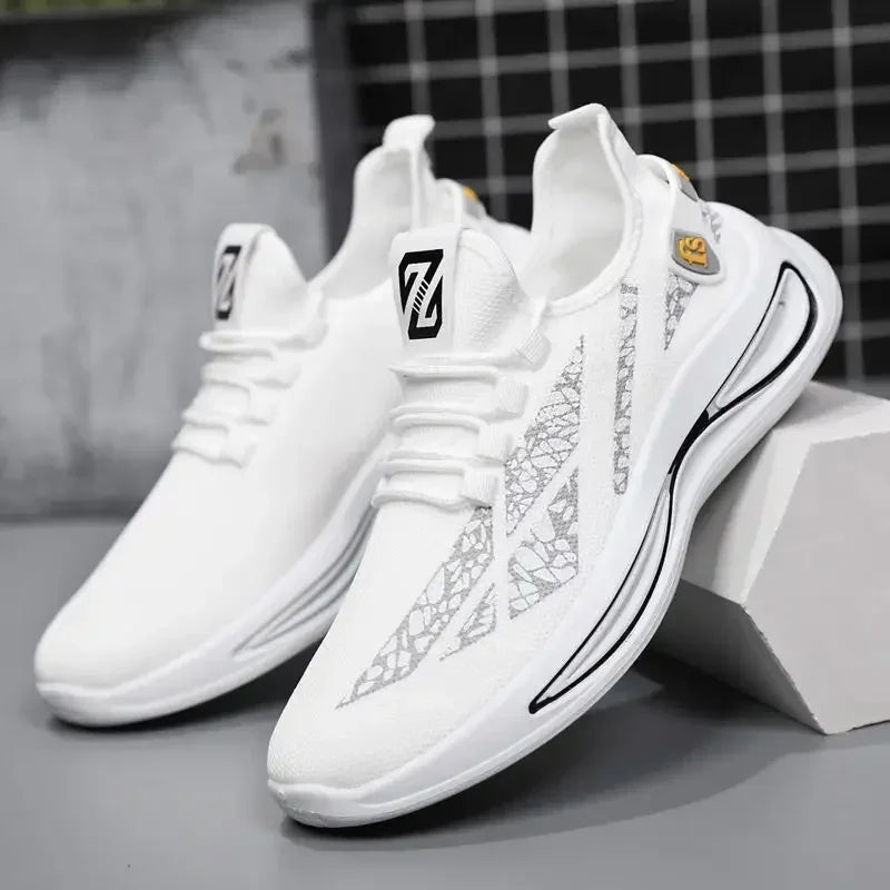 Mens Casual Sneakers Slip on Breathable Shoes  Athletic Outdoor Sport Running Shoes Comfortable Walking Training Tennis Shoes