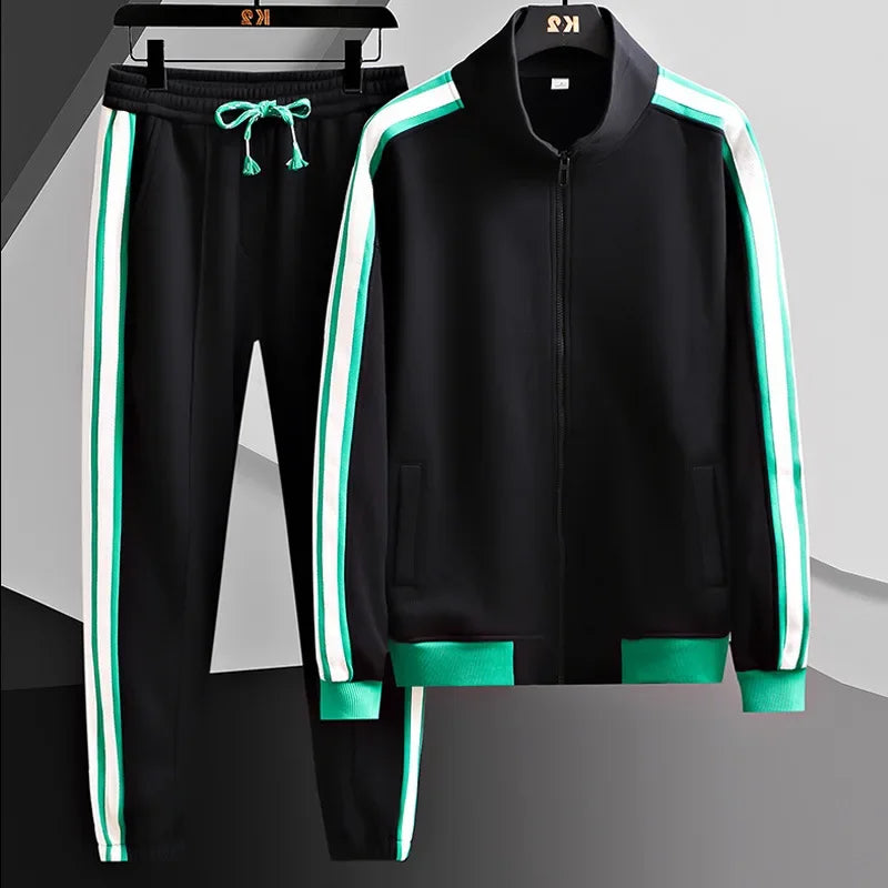 2025 Basketball Tracksuit Sweatshirts Jogger Pants Outfits Autumn Streetwear Casual Sports Running Set Outdoor Mens Clothes - Aurex