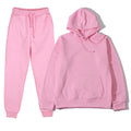 Basic Men/Women 2Pcs/Sets Sweatshirt Hoodies Pants 2024 Male Gyms Fitness Tops Joggers Sportswear Tracksuits - Aurex