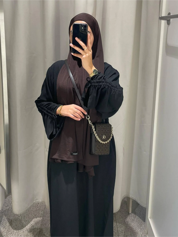 Eid Modest Dress for Women Abaya Lace-up Sleeve Morocco Party Dresses Ramadan Vestidos Largos Kaftan Islam Dubai Arab Long Robe