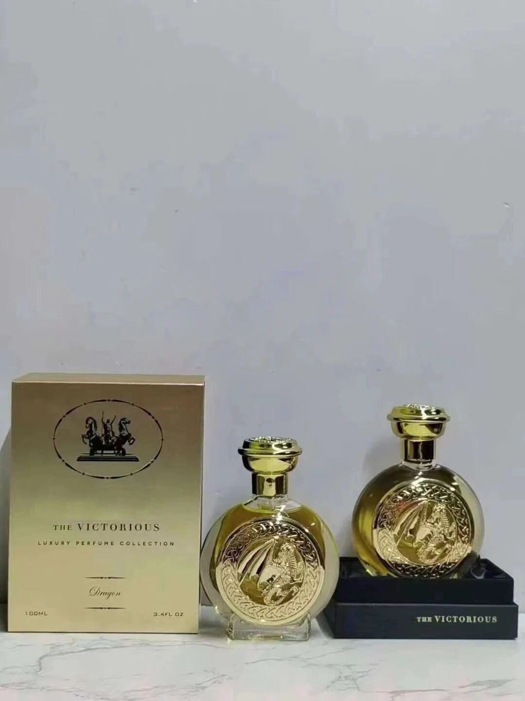 Men Women Perfume Fragrance Hanuman Golden Aries Victorious Valiant Aurica Dragon Spray 100Ml British Royal Glass Bottle - Aurex