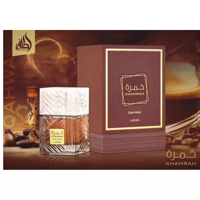 100ml Lattafa Perfumes Khamrah Middle Eastern Arabic Neutral High-end Fragrance Perfume Long-lasting Men's Cologne parfum - Aurex