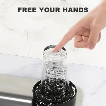 High Pressure Cup Washer Faucet Glass Rinser Automatic Glass Cup Washer Bar Beer Cup Cleaner Kitchen Sink Accessories