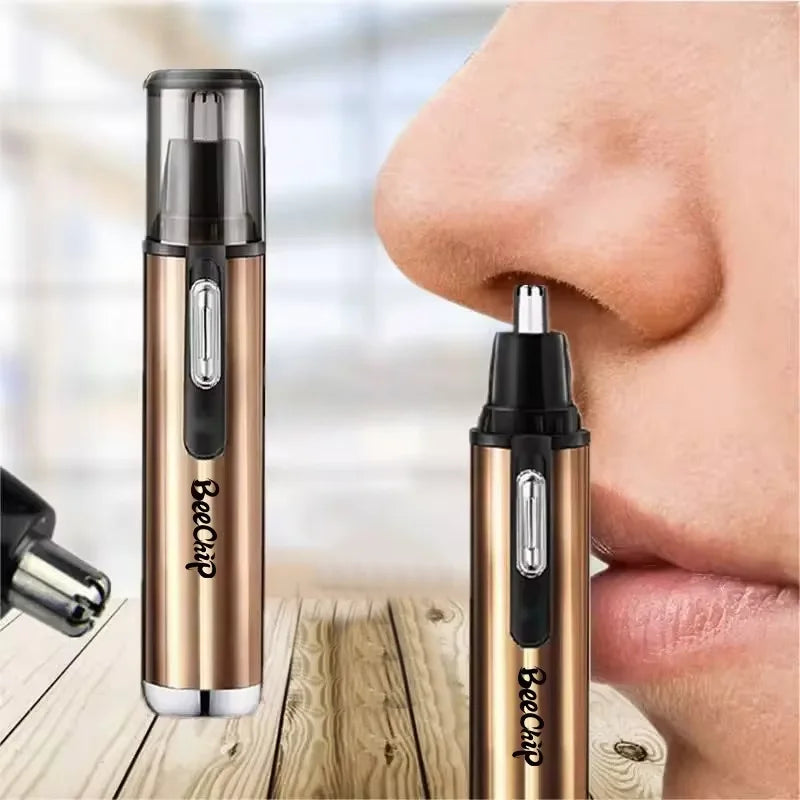 Nose Hair TrimmerNose Hair Shaver Ear And Nose Hair Trimmer Painless Battery Electric Men Nose Hair Shaver Men Nose HairScissor