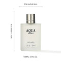 100ML 3.4FL.OZ AQUA Men's Perfume EDP, Aquatic Aromatic Eau de Parfum, Lime Marine Musk Fresh Ocean Fragrance Spray for Men - Aurex