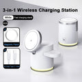 2025 New Qi2 Wireless Charger 3-in-1 Fast Charging Station Stand Folding Holder for iPhone 16 15 14 Pro Max Airpods Apple Watch - Aurex