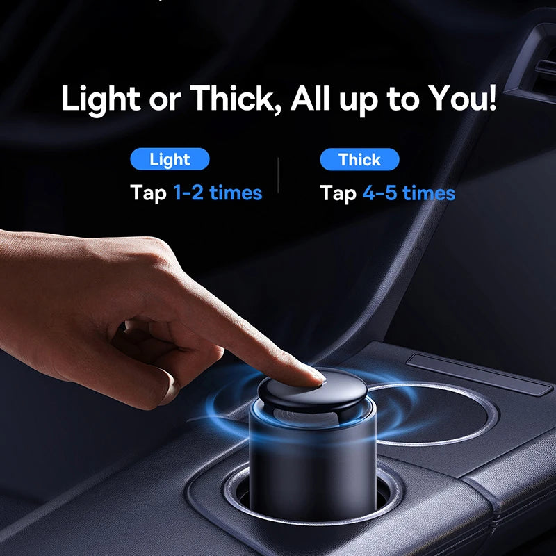 Baseus Car Air Freshener Perfume Tap-Control Car Aromatherapy With 60ML Fragrance Cup Aroma Auto Interior Accessories Diffuse - Aurex