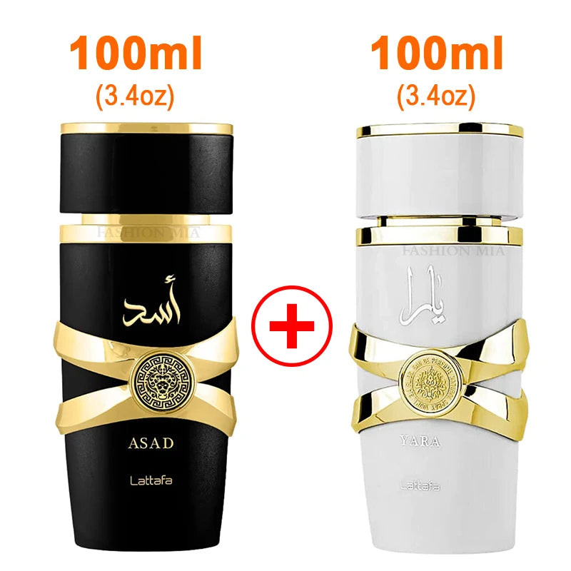 2 Box 100ml(3.4oz) Original Yara Perfumes Men&Women Luxury Brand Lasting Fragrance Perfume Floral Scent Eau De Parfum Cologne - Aurex