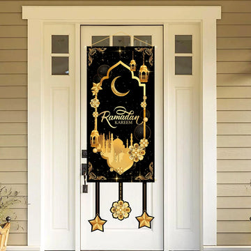 Ramadan Hanging Flag Ramadan Decoration For Home 2025 Kareem Aid EID Mubarak Muslim Islamic Festival Eid Al-fitr Party Supplies