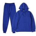 Basic Men/Women 2Pcs/Sets Sweatshirt Hoodies Pants 2024 Male Gyms Fitness Tops Joggers Sportswear Tracksuits - Aurex