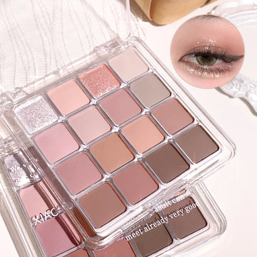 Sixteen-color sunset magic eye shadow plate pearl matte earth color Korean makeup eye shadow