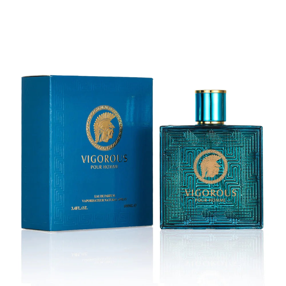 100ML 3.4FL.OZ Men's Perfume Eros EDP, Fougère Notes Men's Colognes Vanilla, Green Leaves, Fresh & Spicy Fragrance Spray for Man - Aurex