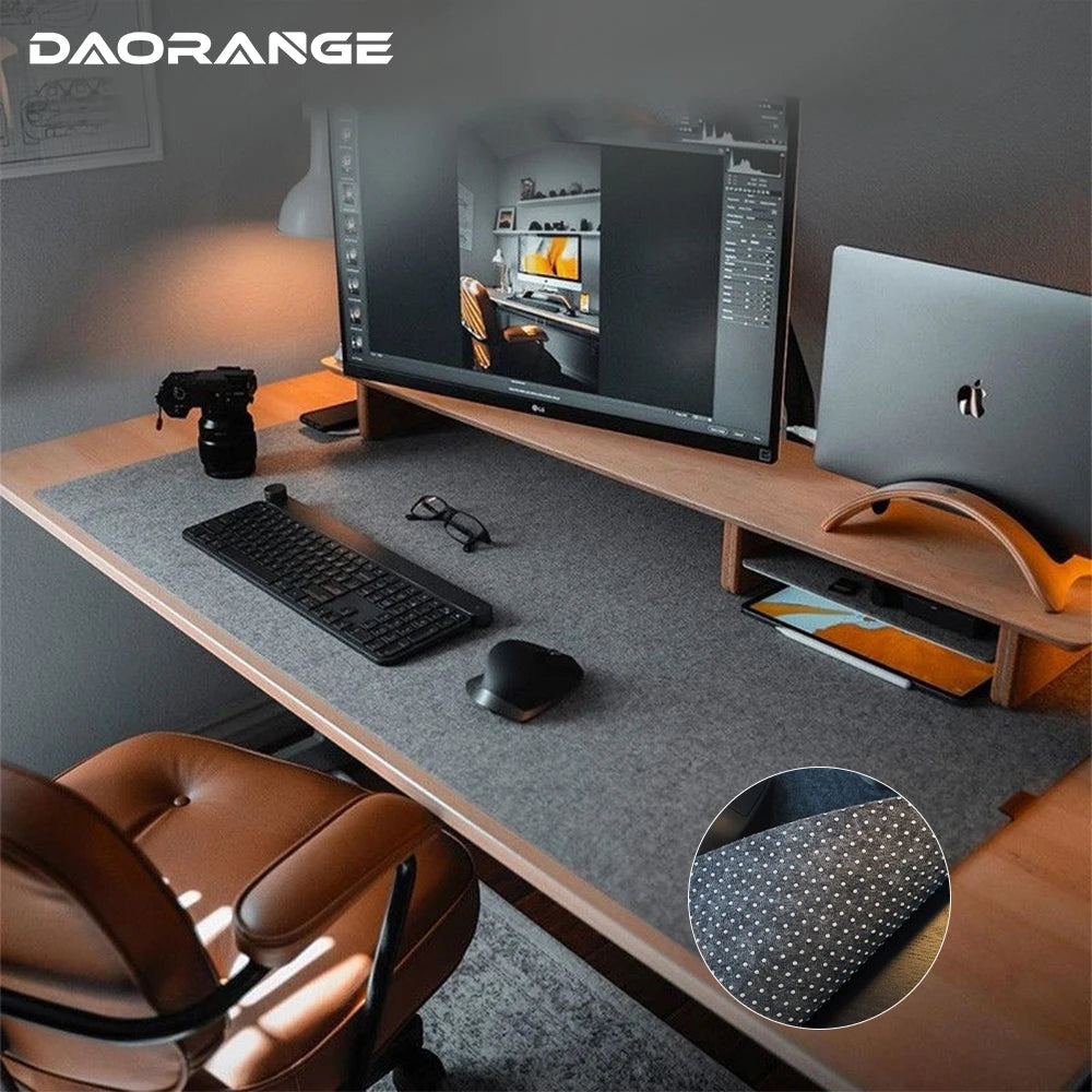 Multi Size Wool Felt Mouse Pad Office Computer Desk Protector Mat Keyboard Non-slip Mat Laptop Table Cushion Gaming Accessories