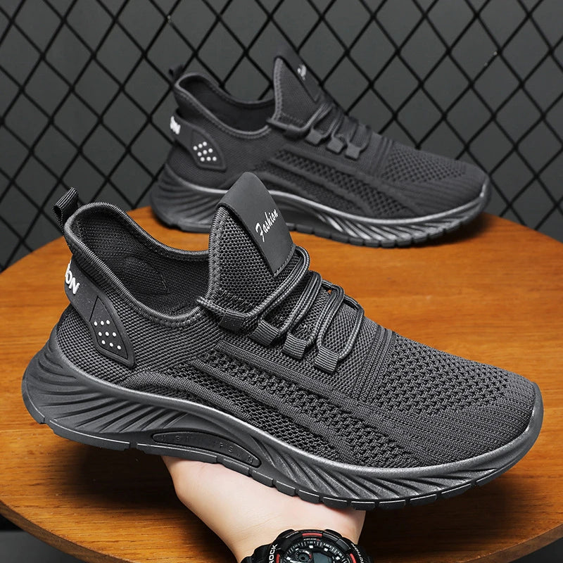 Men Casual Sport Shoes Breathable Lightweight Sneakers Outdoor Flying weaving Running Shoes Athletic Jogging Tenis Walking Shoes