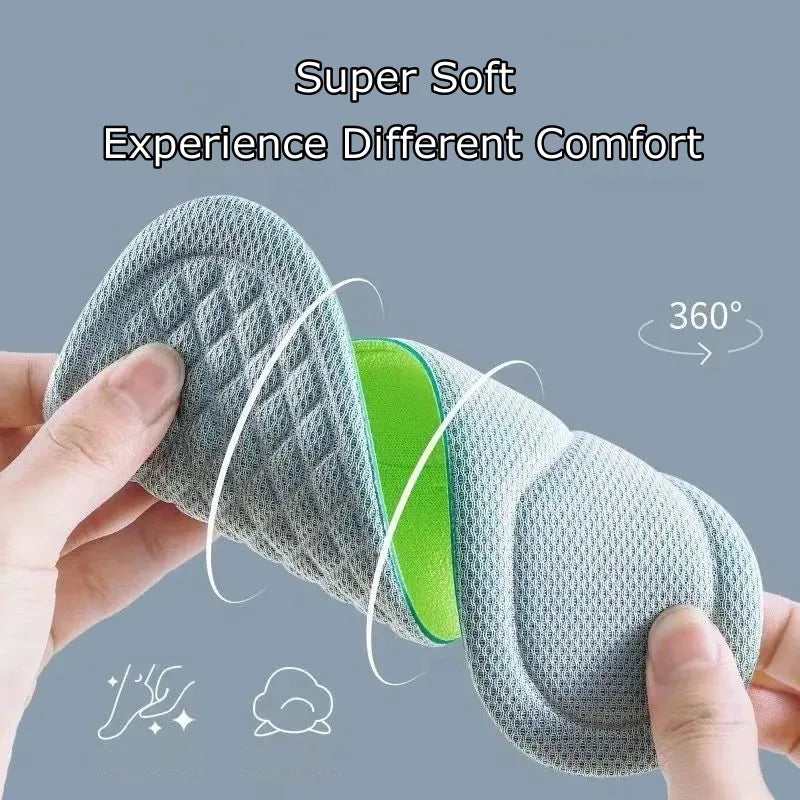 Summer Deodorant Sports Insoles for Shoes Sweat-absorbing Breathable Deodorant Anti-sweat Soft Shoe Pads Inserts for Man Women