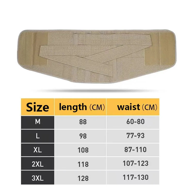 Back Support Belt For Back Pain Lumbar Support Waist Brace Waist Support Corset Trimming Belly Fat and Slim Waist