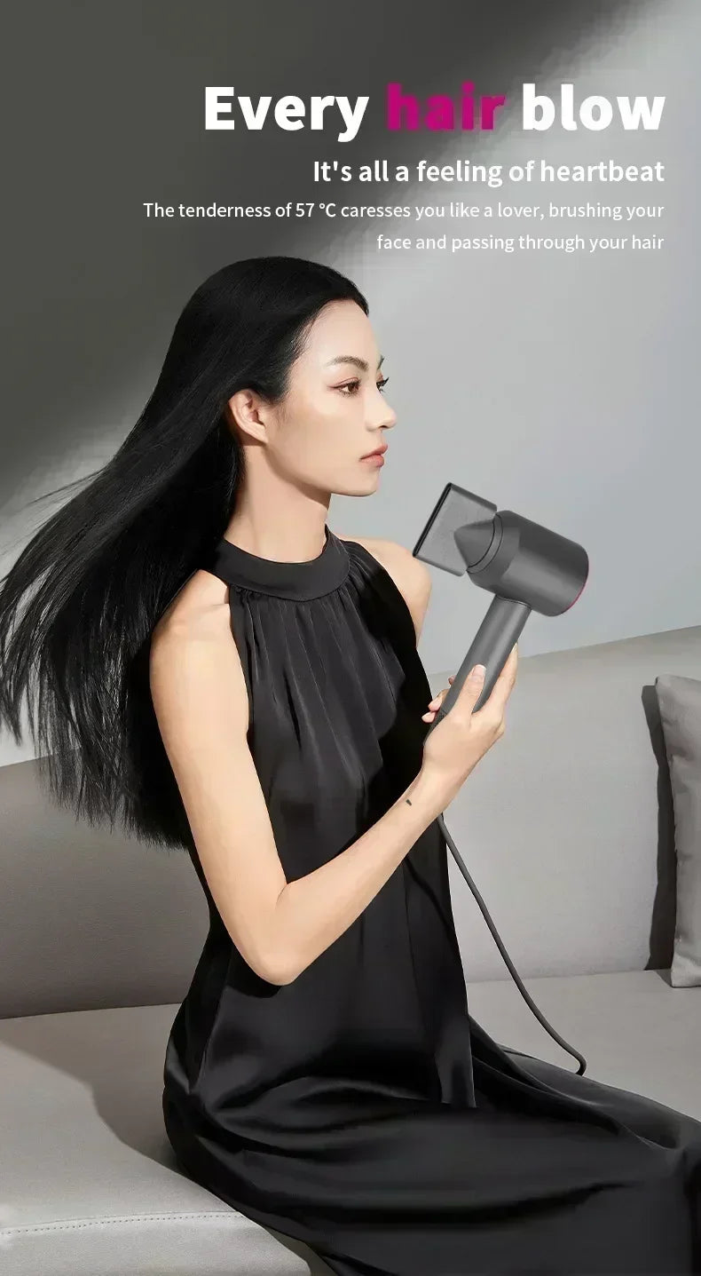 Ionic Hair Dryer with Hot and Cold Air Functionality – Lightweight 5 in 1 Professional Styling Tool for Easy Blowouts - Aurex