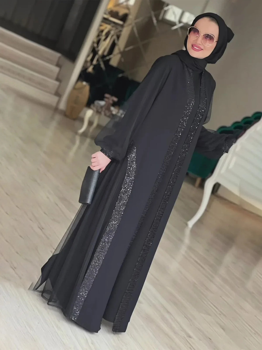 Muslim Modest Women Dress Jalabiya Vestidos Eid Ramadan Arabic Long Robe Dubai Islam Morocco Kaftan Abayas Cardigan Dresses 2024