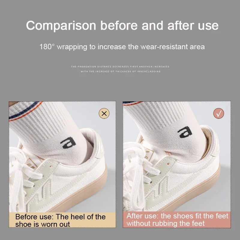 Heel Stickers Heel Protectors Sneaker Shrinking Size Insoles Anti-wear Feet Shoe Pads Adjust Size High Very Cushion Inserts