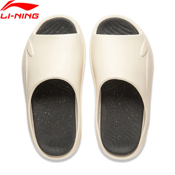 Li-Ning Men Women SOFT SLIPPER Stylish Outdoor Slippers Breathable Leisure Sport Shoes Unisex Comfortable Beach Sandals AGAU003