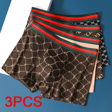 3PCS Fashion Men Boxer Large Size Sports Shorts Men's Square Panties Boxer Man Cotton Sporty Boxers Briefs Gifts Underwear Hot