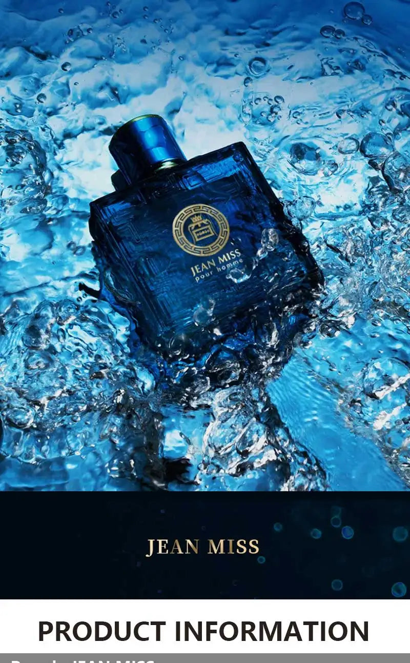 50ML Men Perfume Cologne Scent Eau De Parfum Spray Homme Perfume Blue Oriental Woody Tone Charming Sexually Lasting Fragrances - Aurex