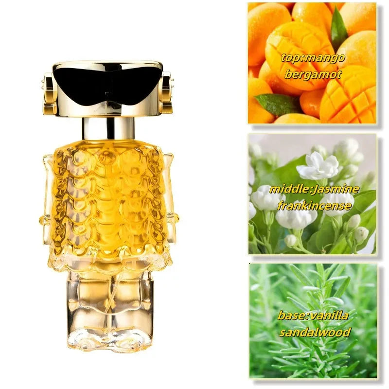 Gold Million Lady Perfume 40ml Sweet Woody Floral Fruity Fragrance Original Brand Body Spray Charming Temptation Gift Perfume - Aurex