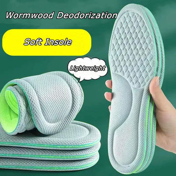 Summer Deodorant Sports Insoles for Shoes Sweat-absorbing Breathable Deodorant Anti-sweat Soft Shoe Pads Inserts for Man Women