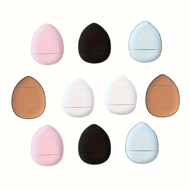 5/10Pcs Mini Finger Puff Foundation Small Air Cushion Powder Sponge Face Concealer BB Cream Cosmetic Applicator Makeup Tools