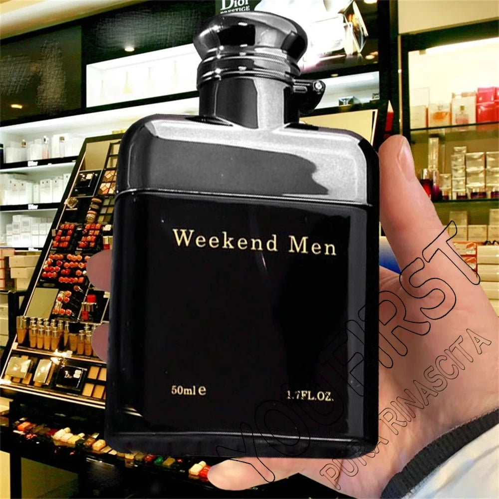 Pheromone Perfume Men 50ML Woody Scent Cologne Parfums Homme Attracting Women Fascination Man Perfumes Masculinos Fresh Natural - Aurex