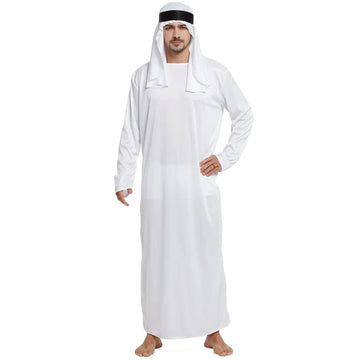 1Set Arab Middle UAE Cosplay  Headband Men's Robes With Headband Strap