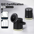 2025 New Qi2 Wireless Charger 3-in-1 Fast Charging Station Stand Folding Holder for iPhone 16 15 14 Pro Max Airpods Apple Watch - Aurex