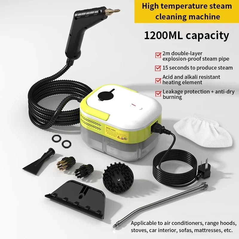 Electric Steam Cleaner High Temperature Sterilization Air Conditioning Kitchen Hood Car Cleaning Machine 110V US /220V EU Plug