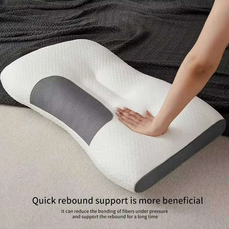 2025 NEWHoneycomb massage pillow pillow to protect cervical vertebra to help sleep home pillow core antibacterial and anti-mite