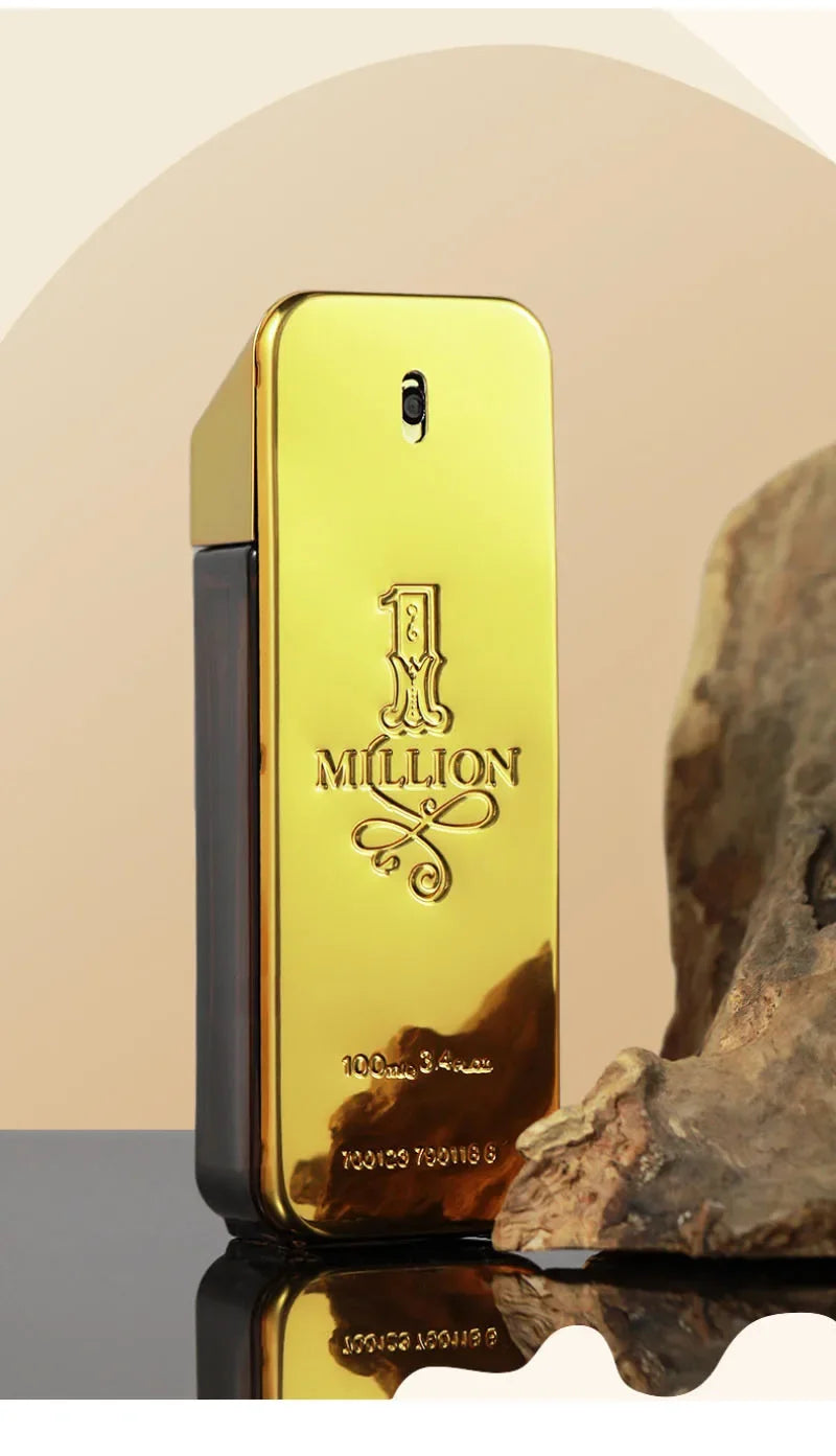 Luxury Gold One Million Perfume Hombre 100ml Eau De Parfum Spray for Men Fresh Romantic Spicy Woody Notes Lasting Homme Perfume - Aurex