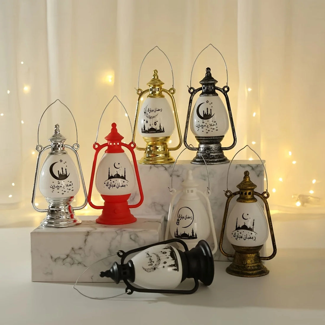 Muslim Decorations, LED candle lights, Ramadan decorative lantern lights, Eid al Fitr Decoration Home Party Gifts