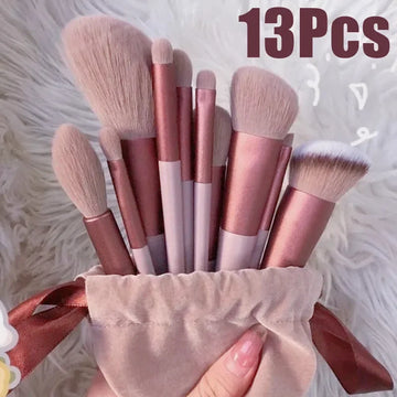 13 PCS/Lot Makeup Brushes Set Eye Shadow Foundation Women Cosmetic Powder Blush Blending Beauty Make Up Tool