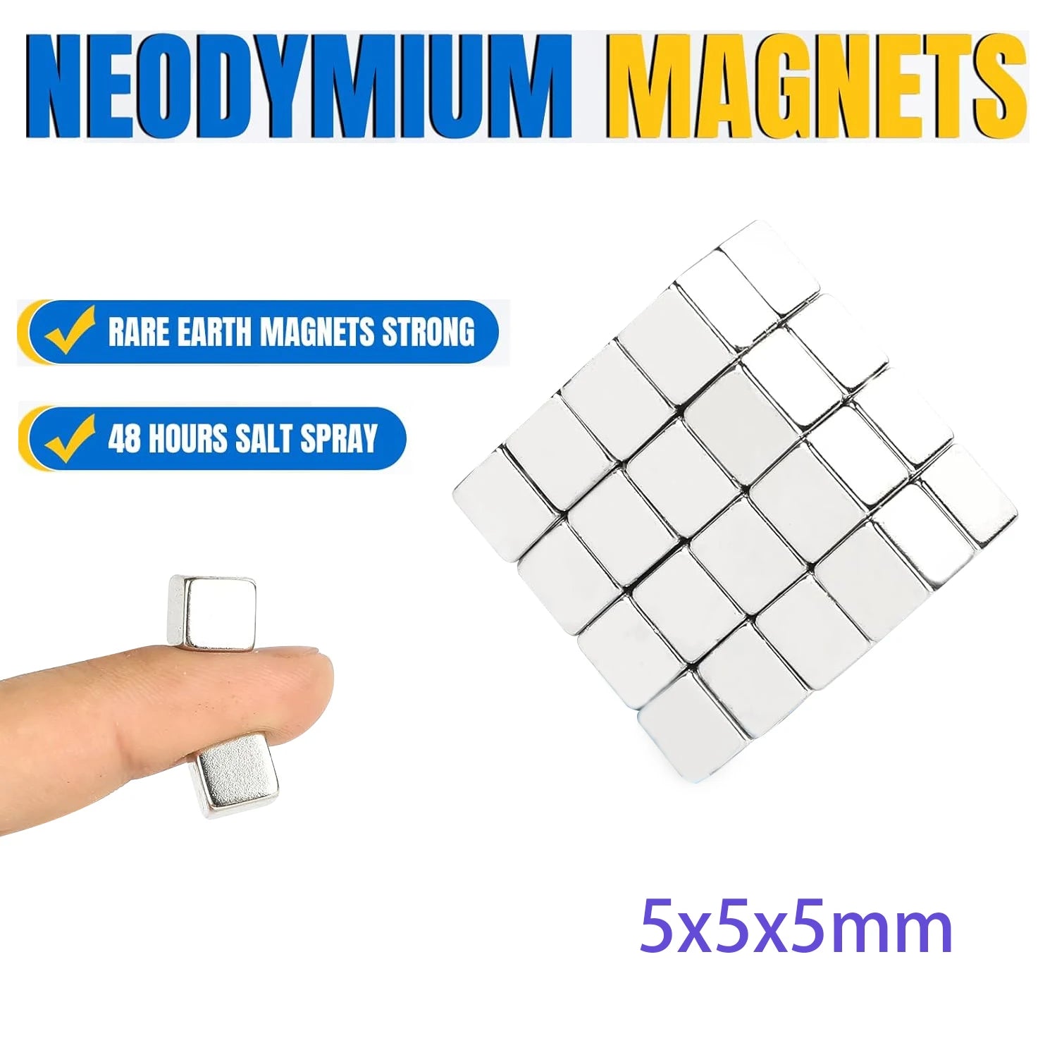 10/20/50/100pcs Magnets,Small Strong Neodymium Magnets for Scientific, and Office Magnets Whiteboard, Crafts, DIY, Office - Aurex