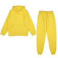 New Men Women Tracksuit Hoodies Casual Solid Color Thick Pullover and Long Pant 2-piece Set Men Autumn Fleece Jogger Sports Suit - Aurex