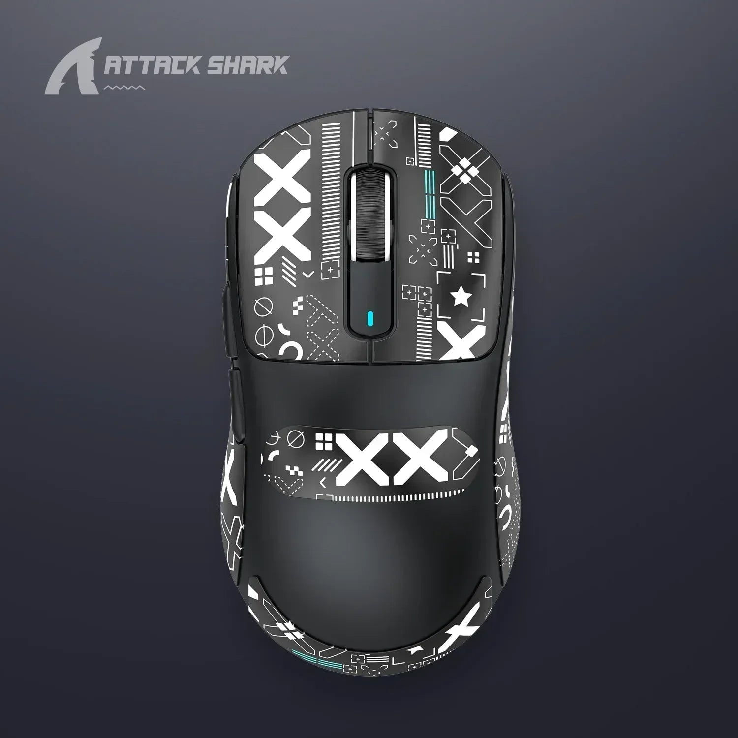 Attack Shark X3Pro/X3/R1 Wired 8KHz Bluetooth Mouse PixArt PAW3395 Tri Mode Wireless 4KHz Lightweight Macro Game custom Mouse