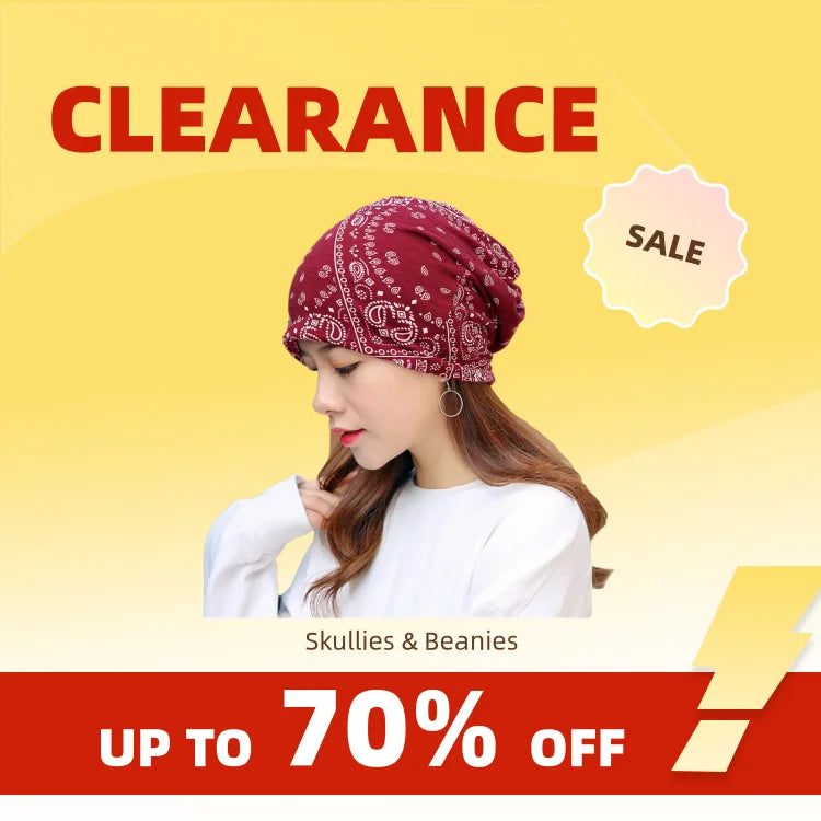 Clearance_High Quality Women Beanies Caps Spring Women Beanie Hat For Women Caps 2 Way To Wear Bonnet Festival Gifts_Continuous