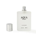 100ML 3.4FL.OZ AQUA Men's Perfume EDP, Aquatic Aromatic Eau de Parfum, Lime Marine Musk Fresh Ocean Fragrance Spray for Men - Aurex