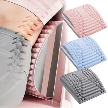 Lower Back Relief Treatment Stretcher Chronic Lumbar Support Herniated Disc Posture Corrector Pillow Cushion Brace Home Gym Tool